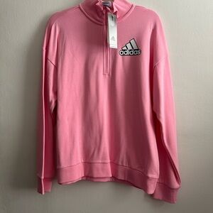 Adidas Pink Pullover with Logo